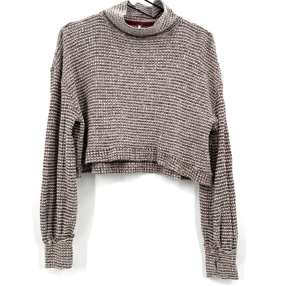 Free People Tops - Free People BK Top Cropped Cotton Waffle Knit Top